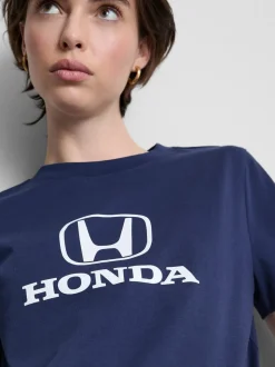 Camiseta holgada de algodón de Honda