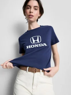 Camiseta holgada de algodón de Honda