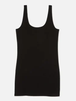 Camiseta larga sin mangas