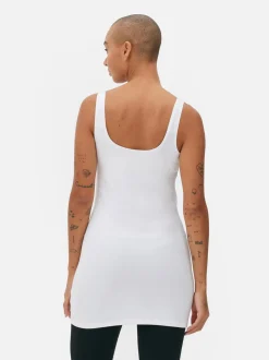 Camiseta larga sin mangas
