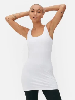 Camiseta larga sin mangas