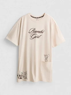 Camisón extragrande con eslogan de Bambi de Disney