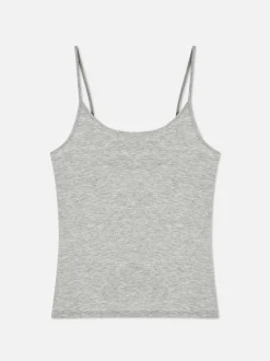 Camisola elástica con cuello redondo