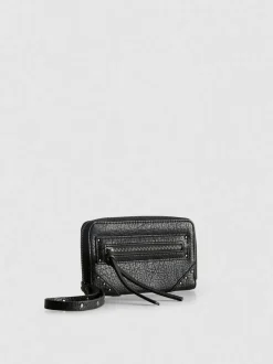 Cartera con cremallera perimetral y muñequera