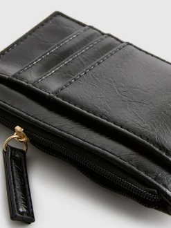 Cartera con tarjetero y cremallera