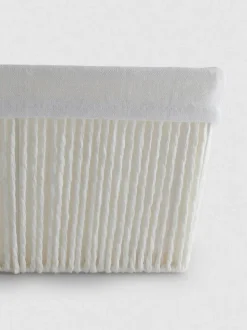 Cesta de almacenaje de cuerda de papel mediana