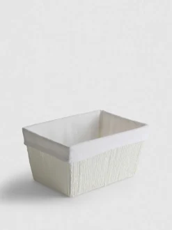 Cesta de almacenaje de cuerda de papel mediana