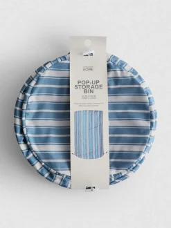 Cesta de la colada estampada