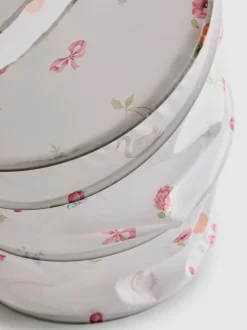 Cesta para la colada plegable estampada