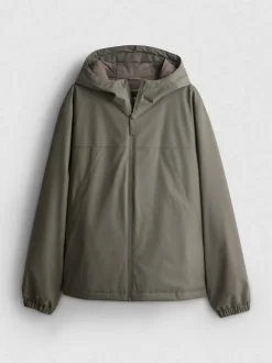 Chaqueta con capucha y cremallera