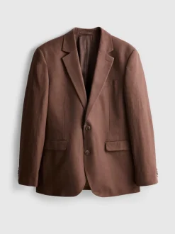 Chaqueta de traje en mezcla de lino de The Edit