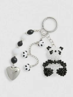 Colgante de panda para el bolso