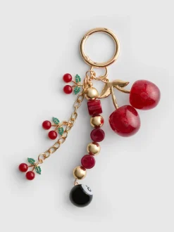 Colgante para bolso con cerezas