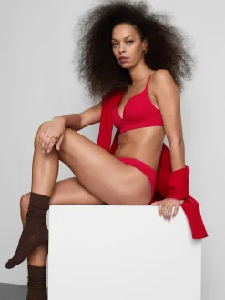 Conjunto de ropa interior sin costuras con relleno