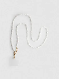 Cordón para móvil con perlas sintéticas