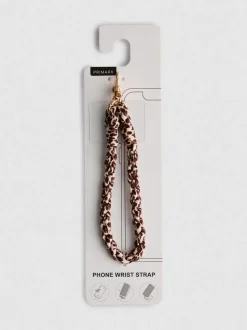 Correa para el móvil con estampado de leopardo
