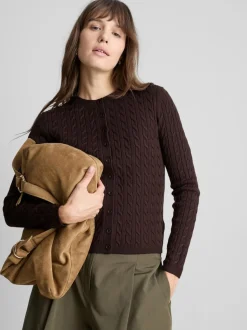 Cárdigan de punto de ochos