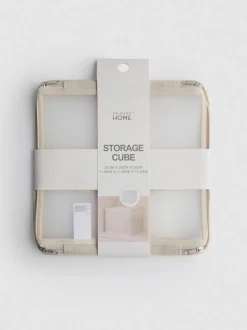 Cubo de almacenamiento plegable con cremallera
