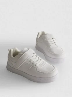 Deportivas bajas de piel sintética