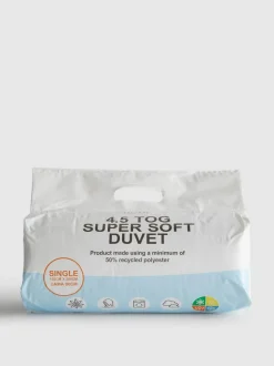 Edredón para cama individual supersuave de 4,5 tog