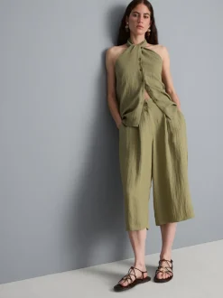Falda-pantalón tejida