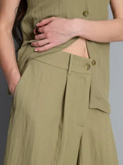 Falda-pantalón tejida