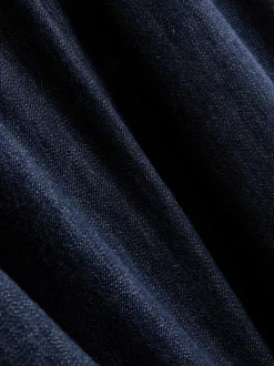 Falda-pantalón vaquera de pernera ancha
