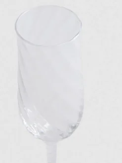 Flauta de champán con diseño de remolino
