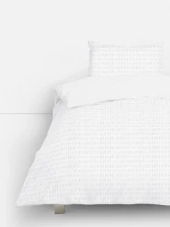 Funda de edredón de sirsaca para cama individual