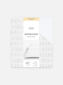 Funda de edredón de sirsaca para cama individual