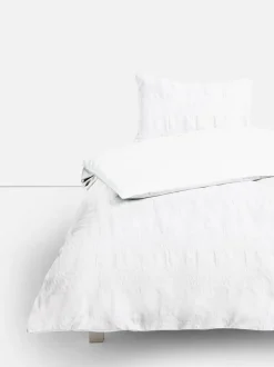 Funda nórdica para cama individual en tejido rayado