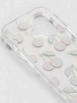 Funda para el móvil con estampado de cerezas