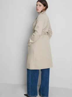 Gabardina básica con cinturón