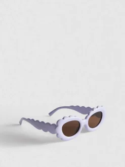 Gafas de sol con montura en forma de flores