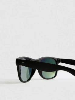 Gafas de sol de espejo rectangulares