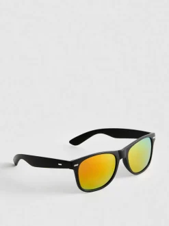 Gafas de sol de espejo rectangulares