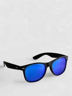 Gafas de sol de espejo rectangulares