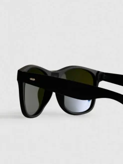 Gafas de sol de espejo rectangulares