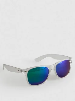 Gafas de sol de espejo rectangulares
