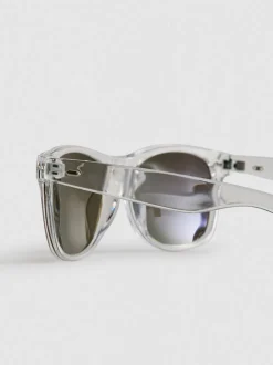 Gafas de sol de espejo rectangulares