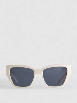 Gafas de sol estilo ojos de gato con tachuelas