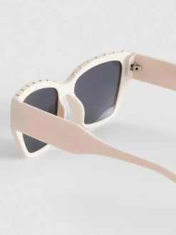 Gafas de sol estilo ojos de gato con tachuelas