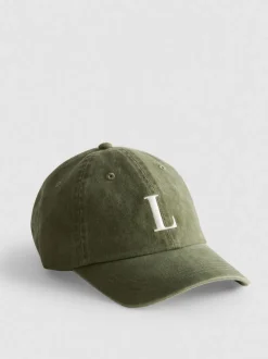Gorra de béisbol con inicial