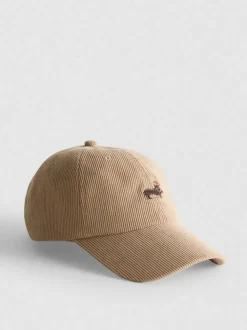 Gorra de béisbol de pana con perrito
