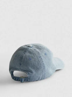 Gorra de denim con inicial