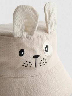 Gorro de pescador de bebé con animalito