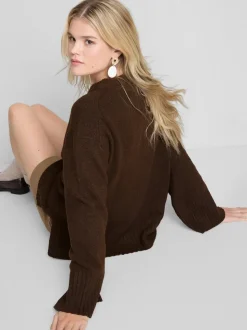 Jersey de punto con mangas anchas