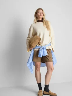Jersey de punto con mangas anchas