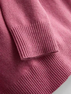 Jersey de punto suave con cuello redondo