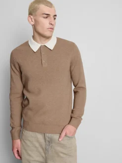 Jersey de punto tipo polo